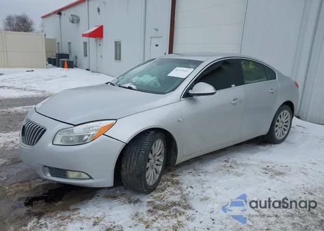 2011 Buick Regal Cxl Russelsheim from USA, damaged, VIN W04GN5EC8B1004790